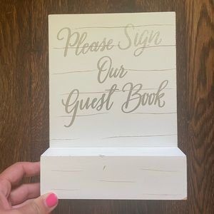 Guest Book sign!
